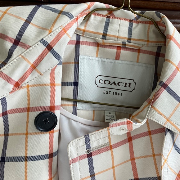 Coach women's short trench coat - Picture 3 of 12